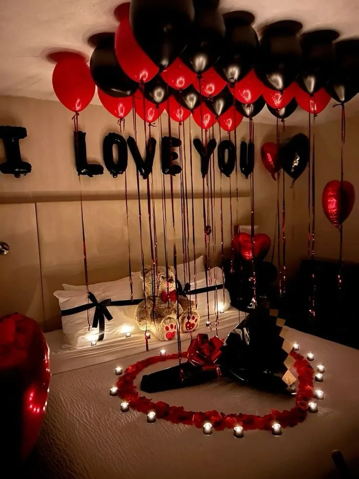 Love You Romantic Room Decoration